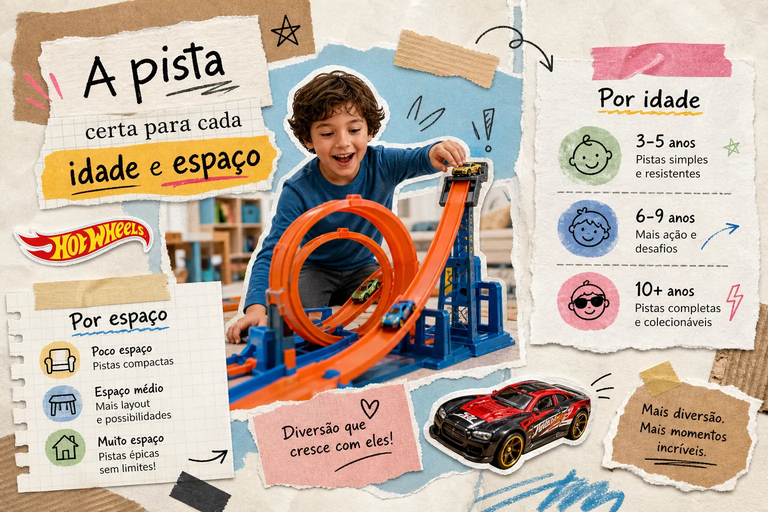 ESCOLHENDO PISTAS HOT WHEELS